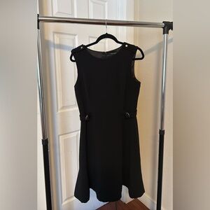 White House Black Market Size 10 Fitted Knee Length Dress